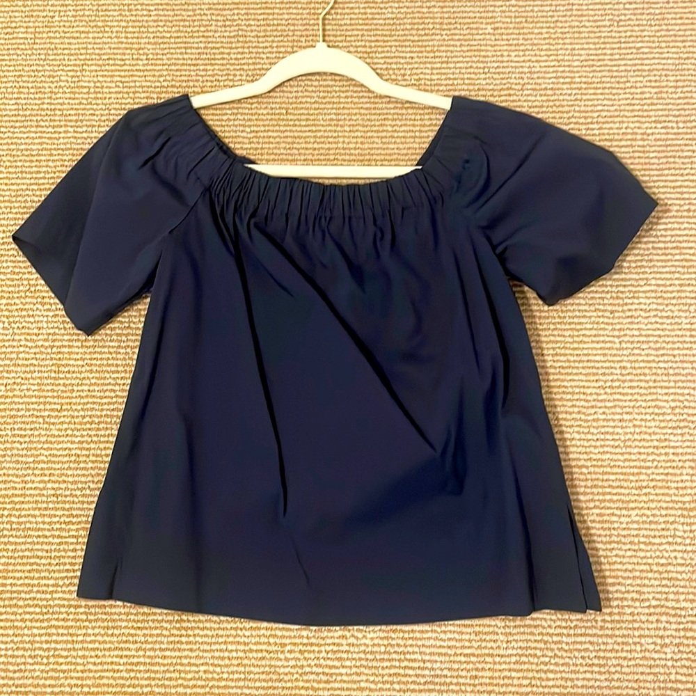 ALC off shoulder Navy top